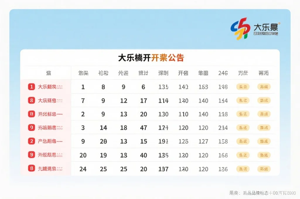 如何快速读懂大乐透开奖公告:关键信息解读指南
